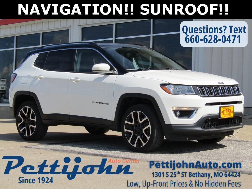 used 2018 Jeep Compass car, priced at $17,500