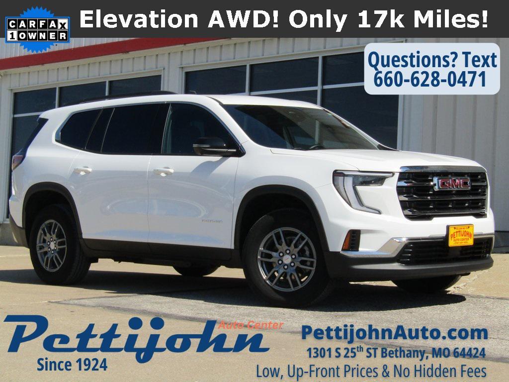 used 2025 GMC Acadia car, priced at $39,500