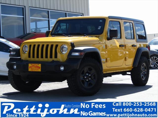 used 2021 Jeep Wrangler Unlimited car, priced at $29,500