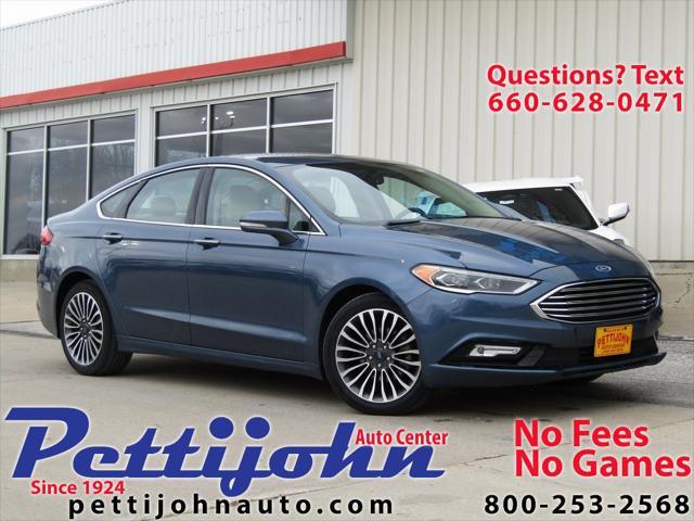 used 2018 Ford Fusion car, priced at $12,500