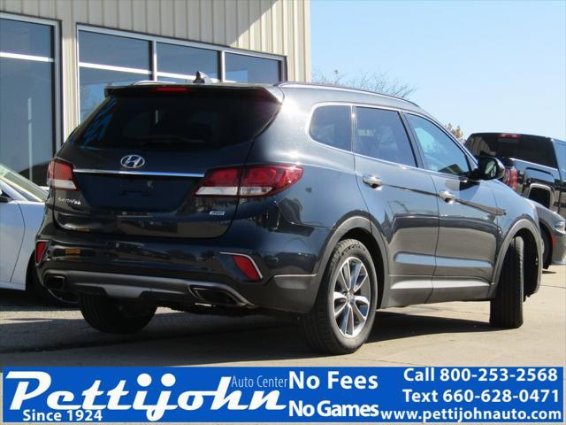 used 2017 Hyundai Santa Fe car, priced at $13,500