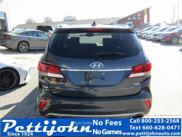 used 2017 Hyundai Santa Fe car, priced at $13,500