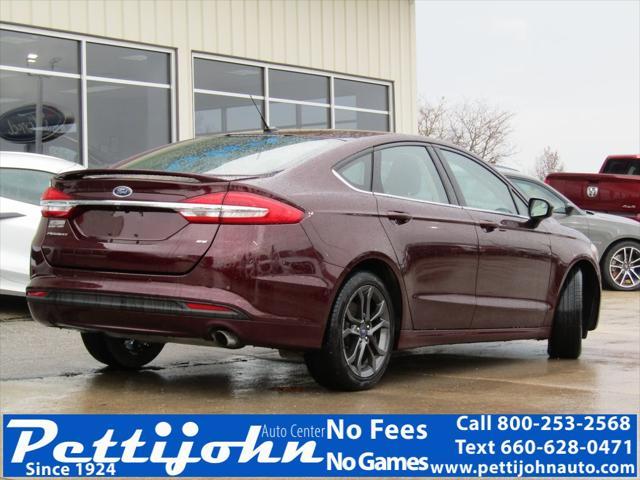 used 2018 Ford Fusion car, priced at $12,500