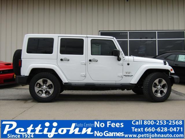 used 2017 Jeep Wrangler Unlimited car, priced at $20,998