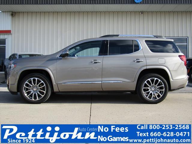 used 2022 GMC Acadia car, priced at $35,500