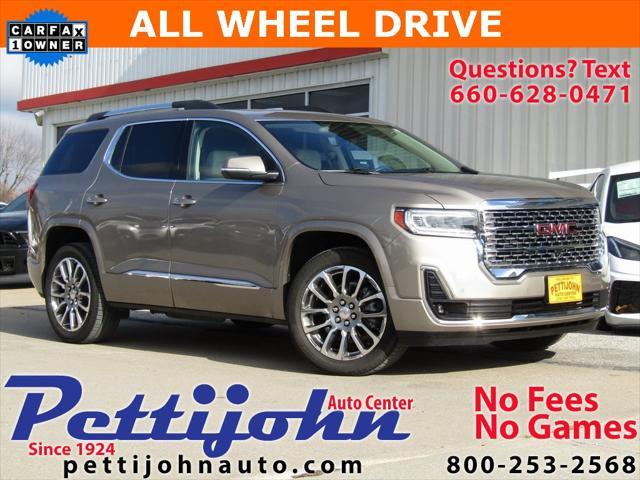 used 2022 GMC Acadia car, priced at $35,000