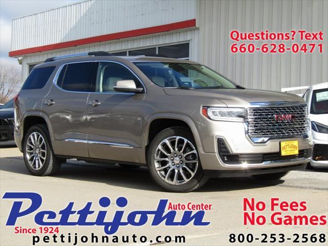 used 2022 GMC Acadia car, priced at $35,500