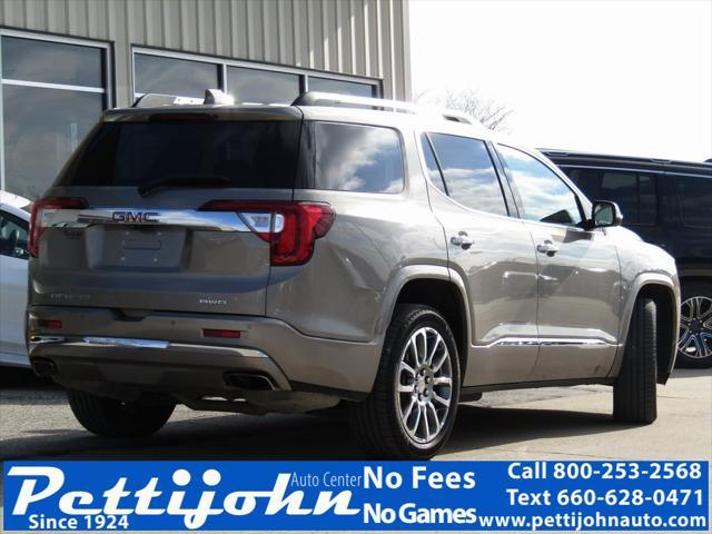 used 2022 GMC Acadia car, priced at $35,500