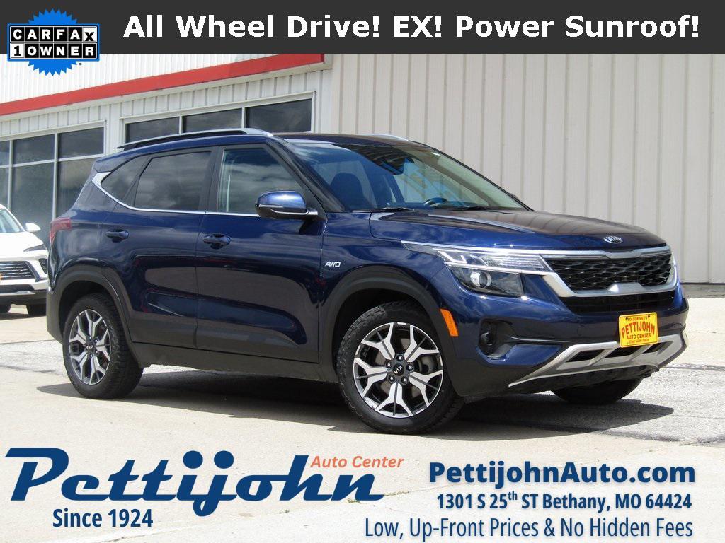 used 2021 Kia Seltos car, priced at $15,500