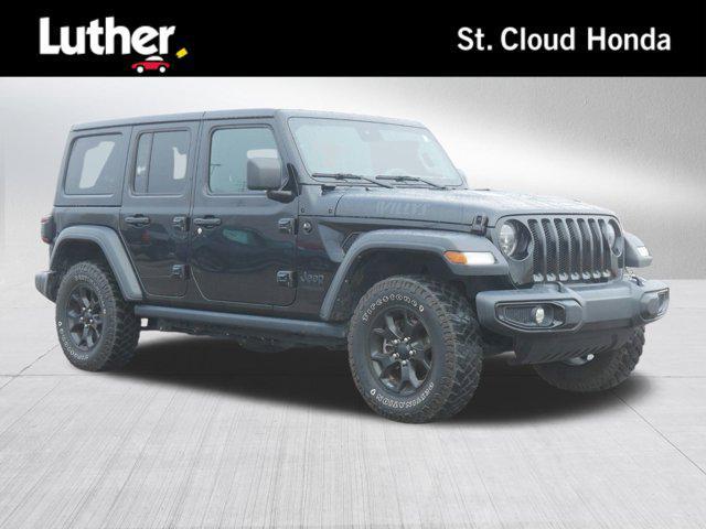 used 2021 Jeep Wrangler car, priced at $30,247