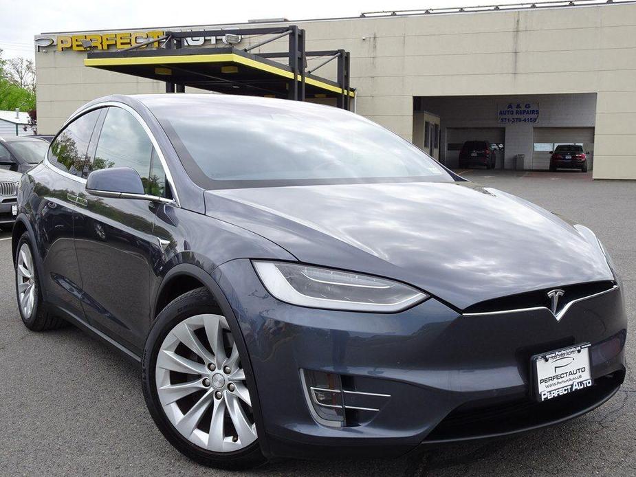 used 2017 Tesla Model X car, priced at $37,888