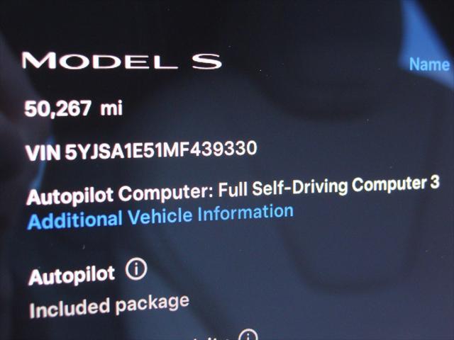 used 2021 Tesla Model S car, priced at $35,777