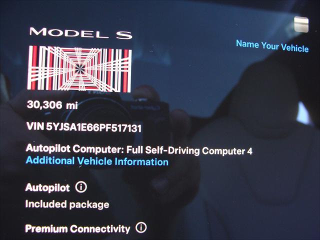 used 2023 Tesla Model S car, priced at $62,999