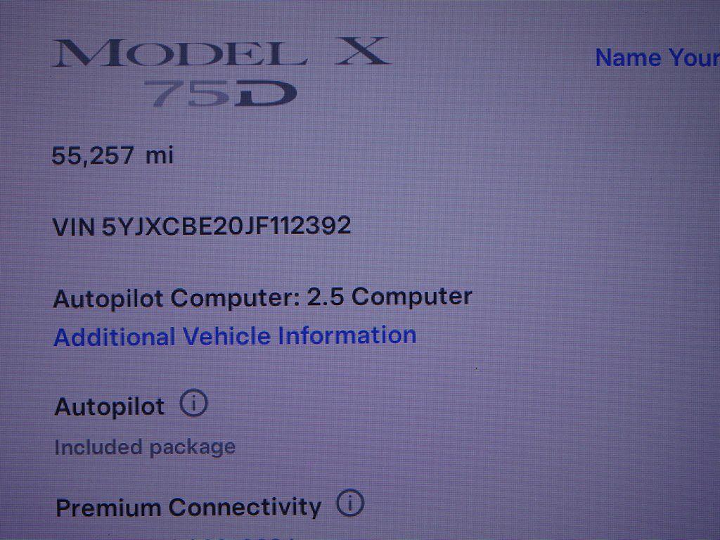 used 2018 Tesla Model X car, priced at $27,999