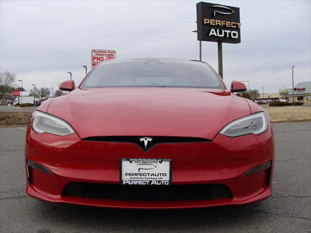 used 2022 Tesla Model S car, priced at $53,888