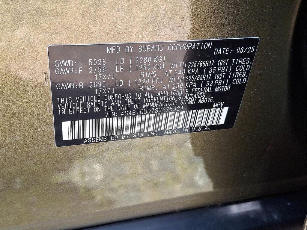 new 2025 Subaru Outback car, priced at $43,688