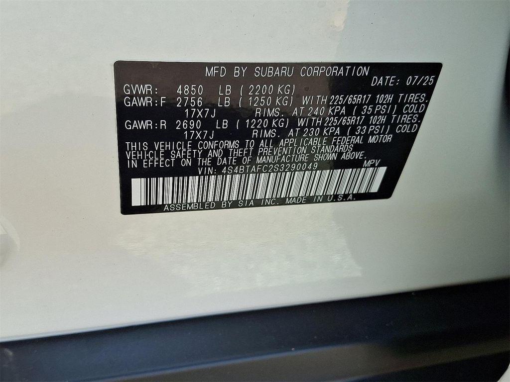 new 2025 Subaru Outback car, priced at $36,475