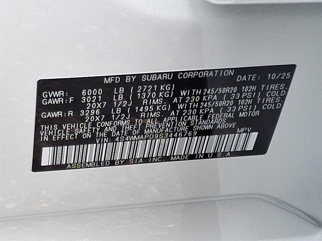 new 2025 Subaru Ascent car, priced at $47,195