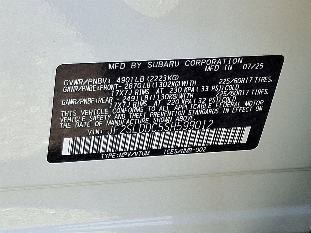 new 2025 Subaru Forester car, priced at $36,668