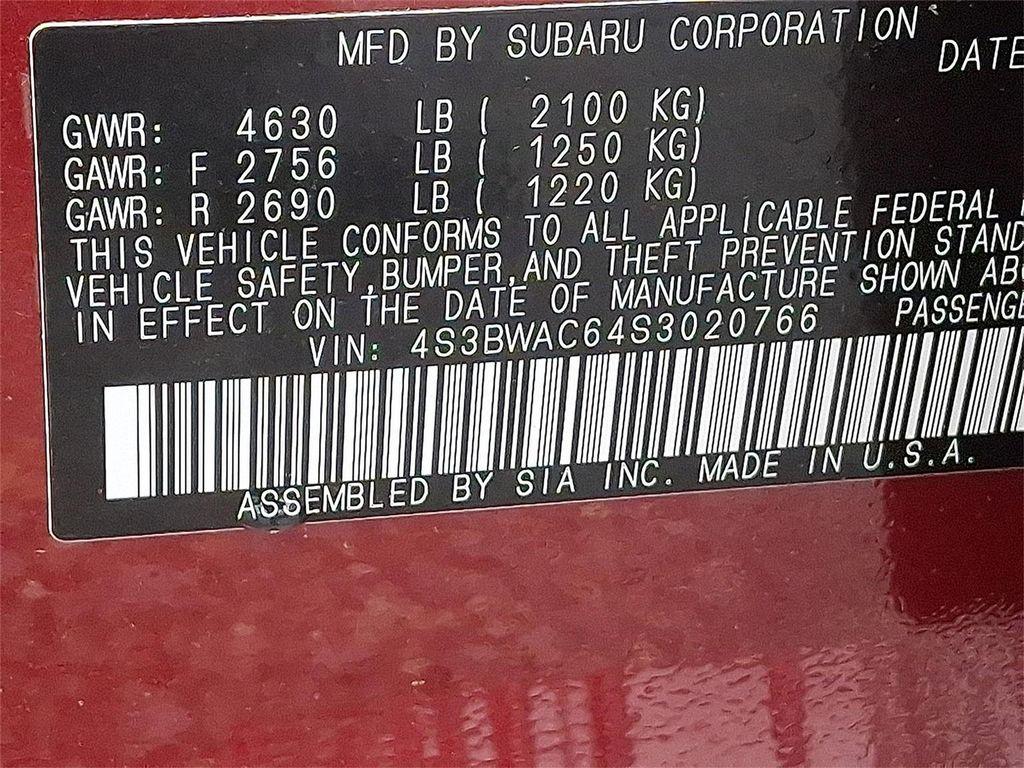 new 2025 Subaru Legacy car, priced at $27,471
