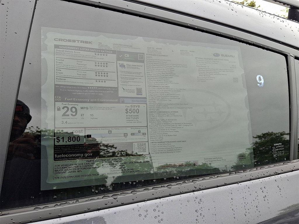 new 2025 Subaru Crosstrek car, priced at $29,965