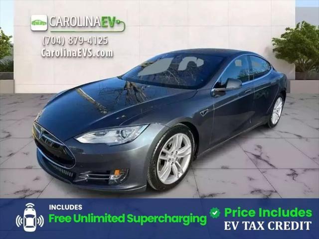 used 2015 Tesla Model S car, priced at $18,500