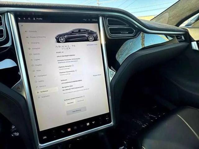 used 2015 Tesla Model S car, priced at $17,900