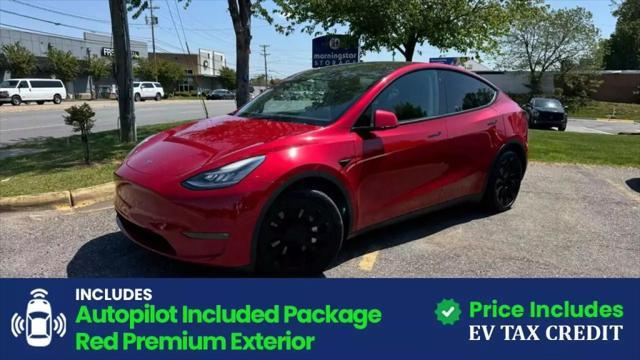 used 2020 Tesla Model Y car, priced at $21,000