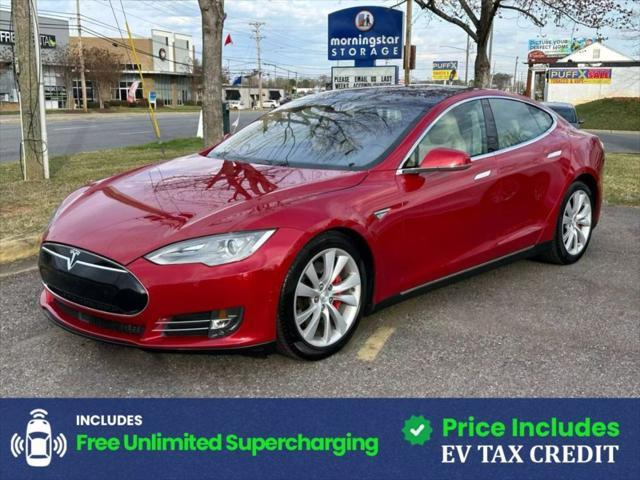 used 2015 Tesla Model S car, priced at $16,997