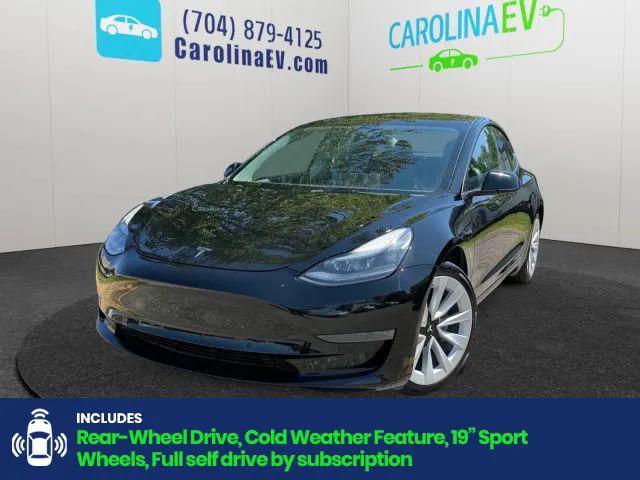 used 2022 Tesla Model 3 car, priced at $16,597