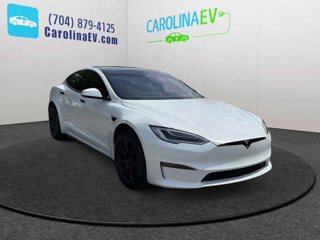 used 2021 Tesla Model S car, priced at $39,997
