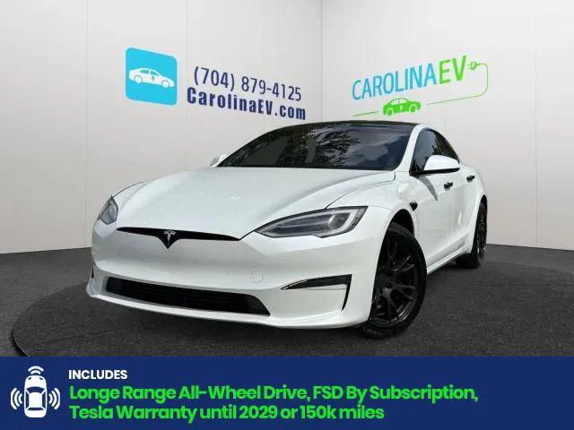 used 2021 Tesla Model S car, priced at $39,997