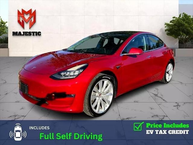 used 2018 Tesla Model 3 car, priced at $23,997