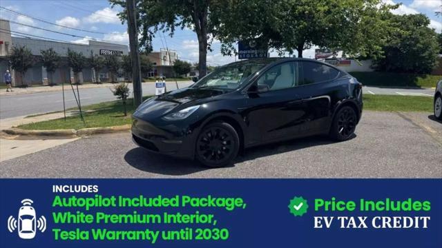used 2022 Tesla Model Y car, priced at $21,000