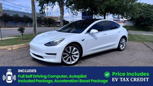 used 2018 Tesla Model 3 car, priced at $17,997