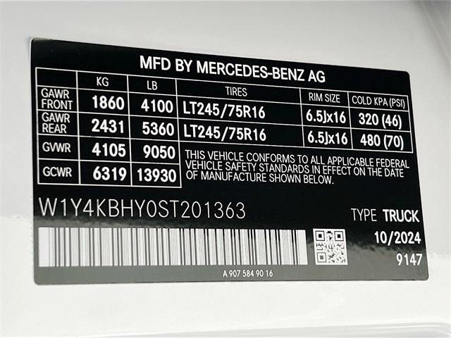 new 2025 Mercedes-Benz Sprinter 2500 car, priced at $56,812