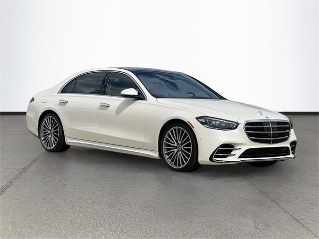 used 2022 Mercedes-Benz S-Class car, priced at $74,500