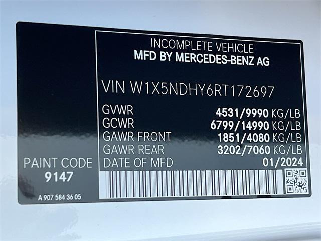 new 2024 Mercedes-Benz Sprinter 3500 car, priced at $82,803