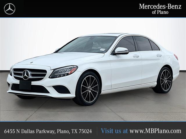 used 2021 Mercedes-Benz C-Class car, priced at $32,750