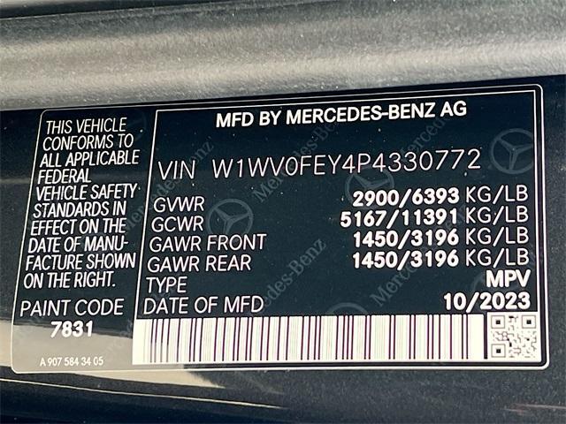 new 2023 Mercedes-Benz Metris car, priced at $57,662