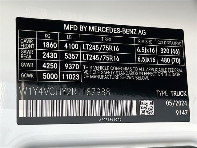new 2024 Mercedes-Benz eSprinter 2500 car, priced at $81,440