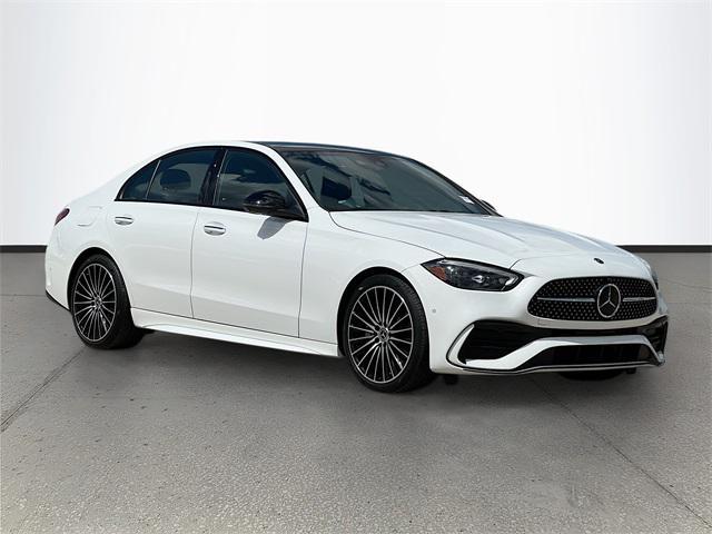 used 2024 Mercedes-Benz C-Class car, priced at $47,750