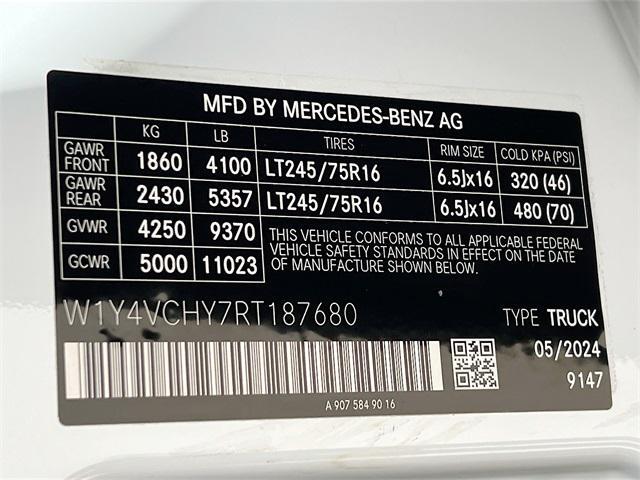 new 2024 Mercedes-Benz eSprinter 2500 car, priced at $81,296