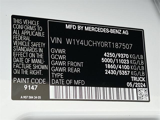 new 2024 Mercedes-Benz Sprinter 2500 car, priced at $81,461