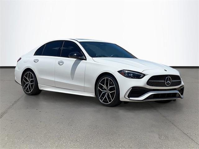 used 2022 Mercedes-Benz C-Class car, priced at $37,250