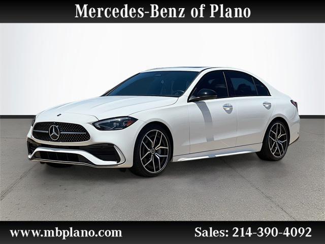 used 2022 Mercedes-Benz C-Class car, priced at $37,250