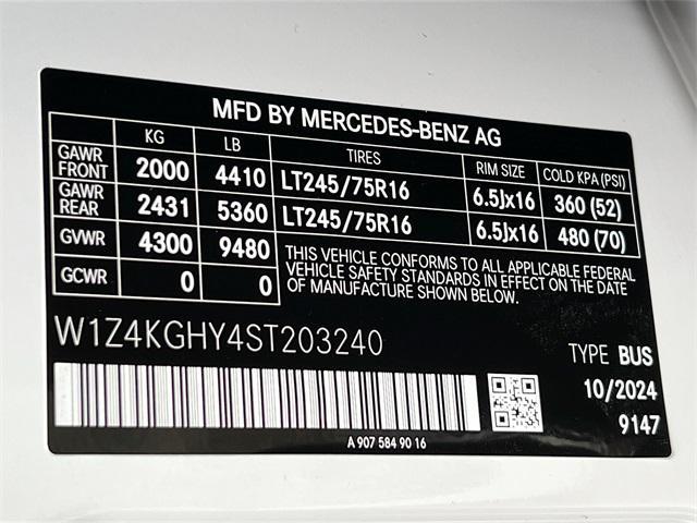 new 2025 Mercedes-Benz Sprinter 2500 car, priced at $77,086