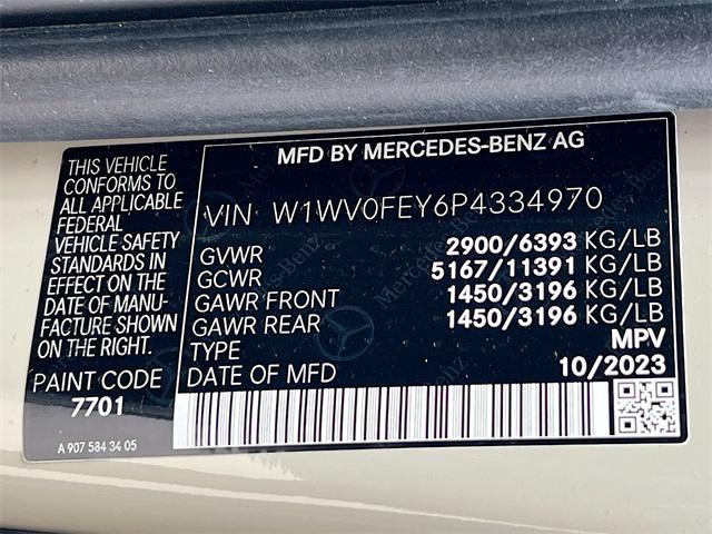 new 2023 Mercedes-Benz Metris car, priced at $52,640