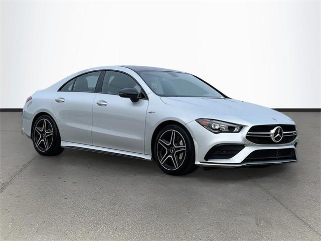 used 2021 Mercedes-Benz AMG CLA 35 car, priced at $39,750