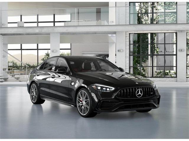 new 2025 Mercedes-Benz AMG C 43 car, priced at $77,115